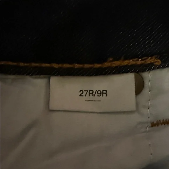 ROLLA'S Midnight Blue Denim with Gold Stitching - Picture 8 of 8